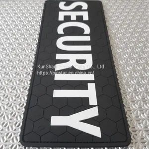 SECURITY Large 10 x 4 Inches Velcro Rubber PVC Patch thumbnail-2
