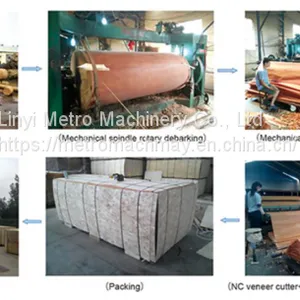 Woodworking 9 Feet CNC Plywood Veneer Spindle Peeling Machine thumbnail-4