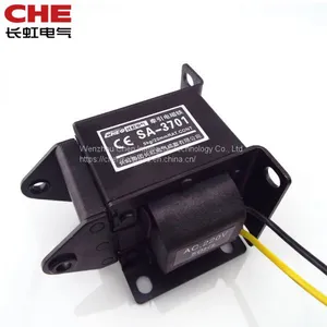 SA-3701 5.0kgf 49N 20mm Push Pull Type Tractive Solenoid Electromagnet for Vending Machine thumbnail-1