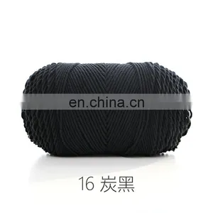 Rainbow Knitting Yarn In 55%Acrylic 45%Cotton Yarn For Children Gifts thumbnail-7