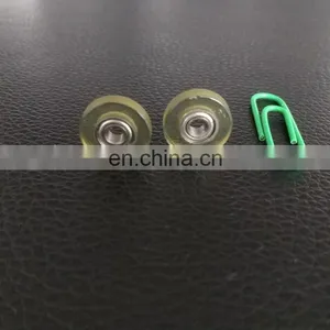 LOW VOICE PU Urethane Polyurethane Rubber Coated Bearing Wheels PU68312-3 Polyurethane Load Bearing Wheels thumbnail-3