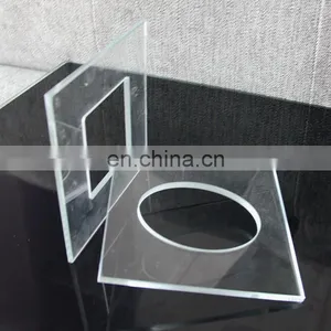 Electronic Wall Switch Glass Panel, Tempered Clear Glass Light Switch Glass Plates, Electrical Touch Switch Glass thumbnail-1