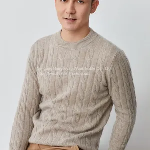 Multiple Colour Autumn & Winter Men's Pure Sweater Thick Jacquard Pullover Korean Casual Style thumbnail-3