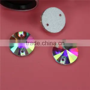 High Quality Siam ab Colour Non Hotfix Glass Stone thumbnail-6