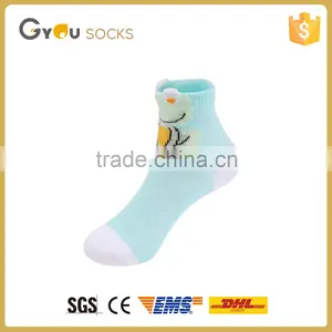 Double Needles Child Cotton Breathable Schoole Socks in High Quality thumbnail-1