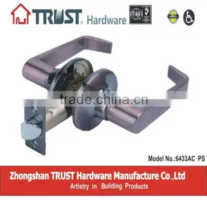 6433AC-PS:TRUST ANSI Grade 3 Tubular Passage Lever Lock thumbnail-1