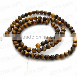 4MM Round Shaped Tigereye Stone Beads thumbnail-1