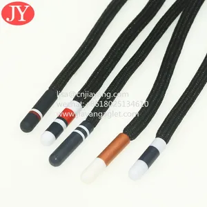 2022 Fashionable Dark Blue Lace Aglet Tipping Round Polyester Drawstring for Sport Pants Waister Rope Aglet Tips thumbnail-5