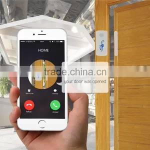 Smart Home Safty Gsm Magnetic Door Sensor Alarm With Voice Monitoring by Call to Mobile Phone for Household Monitoring thumbnail-1