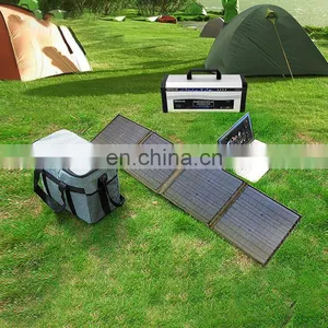 100W Portable Solar Panel Folding Solar Battery USB Charger Power Supply for Outdoor Travel Camping Phone Bulb thumbnail-5