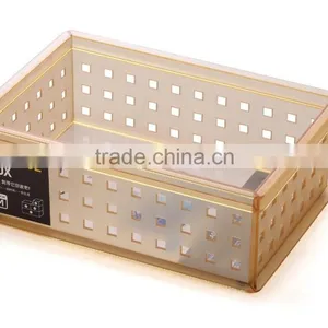 Multi-functional Table Plastic Stationery Storage Basket Storage Box thumbnail-1