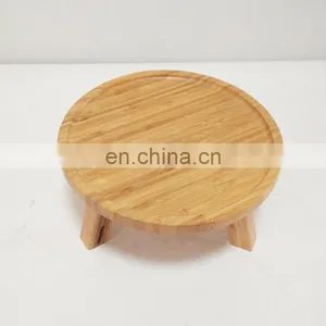 Eco Friendly Creative Design Nordic Style Balcony Garden Bamboo Flower Rack thumbnail-1