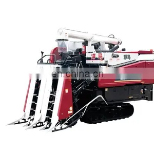 Japanese YM AG600A Agriculture Combine Harvester Machine Rice Cutter YM Half-feed Rice Combine Harvester thumbnail-3