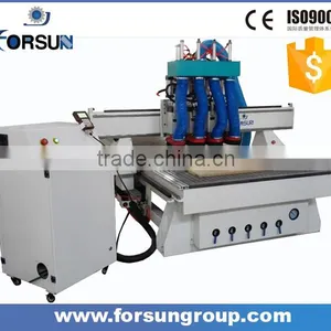 China Supplier Mdf Cutting Power Wood Cnc Router Multi Spindle Machine for Door Furniture thumbnail-3