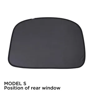 Tesla Model X Glass Sunshade Car Skylight Blind Shading Net Tesla Model S Front Glass Roof Sunshade thumbnail-4