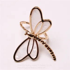 Butterfly Shape Metal Napkin Ring Napkin Holder For Restaurant Hotel Home Wedding and Party thumbnail-2