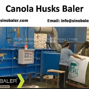 Canola Husks Baler, Canola Husks Baling Press Machine - SINOBALER thumbnail-1