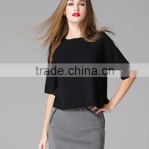 Fashion Design Cahmere Woolen Knit Sweater for Girls thumbnail-1