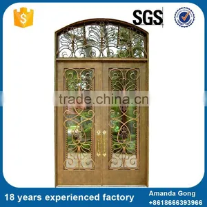 Promotional For Front Single Door Security Iron Gate Designs thumbnail-4