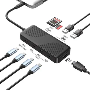 10 in 1 Full-function TYPE-C USB3.2 Gen2 Docking Station thumbnail-1