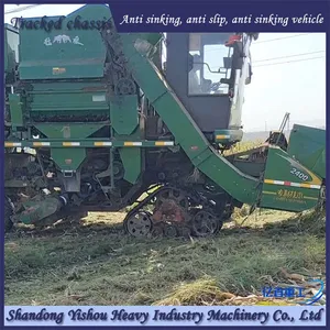 Customized Triangular Track Semi Chain Track Corn Harvester Not Afraid of Rainy Season thumbnail-3