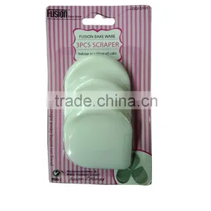Good Quality 3pcs Baking Scraper, Silicone Cake Scrapers, Pastry Tools Quality Choice thumbnail-1