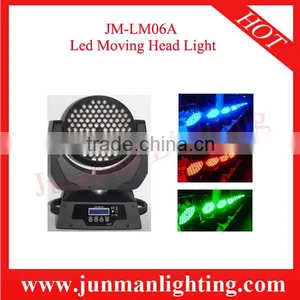 108*3W RGB 3 in 1 Led Moving Head Wash Light Moving Head Light DJ Lighting thumbnail-1