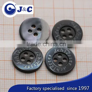 Natural Shell Buttons,black River Shell Buttons thumbnail-2