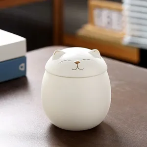 Urn for Cat Custom Ceramic Keepsakes to Hold Ashes Safely thumbnail-2