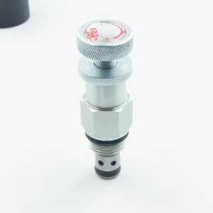 RV08 Hydraulic Manual Adjustable Pressure Safety Valve V2068 Threaded Insert Type Overflow Valve Pressure Relief Valve YF08 thumbnail-5