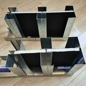 Prefabricated High-sound-insulation Double-cavity 81 Keel, Silent Keel Partition for Hotels, Z-shaped Vibration-damping Partition Wall thumbnail-2