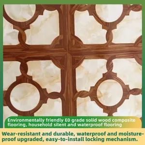 Nordic Style Natural Wood Flooring, Residential and Commercial Anti-slip Flooring thumbnail-3