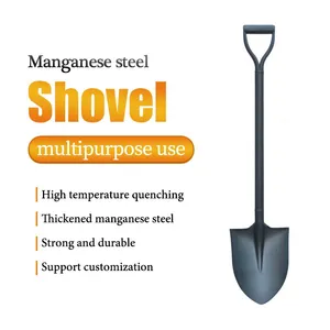 Wholesale Agricultural Rail Steel Shovel for Ghana Kenya Zambia Farm and Garden Market thumbnail-1