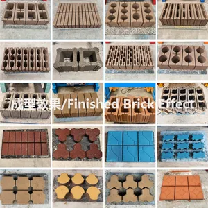 High Efficiency 4-35 Semi-Automatic Concrete Block Making Machine for Hollow Brick Production thumbnail-4
