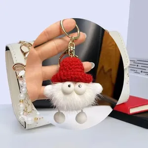 Faux Fur Monster Keychain thumbnail-2
