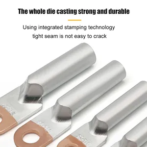 DTL Bimetallic Copper Aluminum Cable Lug, Anti-Corrosion Transition Crimp Wire Terminal for Aluminum Wire Connection thumbnail-3