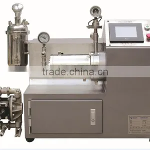 Popular Machine Type of NT-V1L Lab Nano Bead Mill.Ultrafine Grinding Machine,wet Grinding Way. thumbnail-1