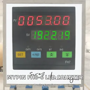Mypin FH Series 6 LED Plastic Digital Textile Counter Switch Sensor (FH8-6CRNB) 5K PCS 0.01% Precision 220V AC thumbnail-2