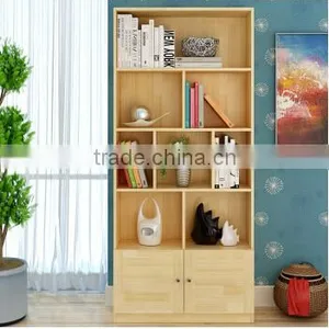 Customize 100% Solid Wood Ladder Shelf Furniture, Pine Wood Display Book Shelf thumbnail-1