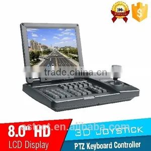 8" TFT-LCD Large Screen High Speed Dome Camera 3D Joystick PTZ Keyboard Controller Control Vehicle P/T/Z Camera Quality Choice thumbnail-1
