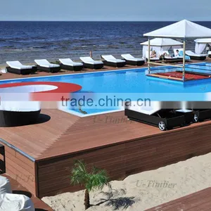 2.8meter Low Maintenance WPC Roof Garden Decking thumbnail-5