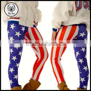 2015 Ladies Stretch Sexy Tight American Flag Print Legging for Women thumbnail-1