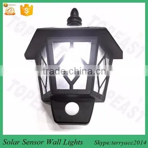 2 LED Solar Power Motion Sensor Light Wall Garden Lamp Outdoor Wateproof thumbnail-1