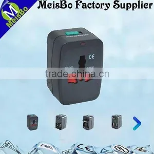 USA Travel Charger Socket Adaptor Phosphor Bronze ABS 100v-250v ac Outlet thumbnail-1