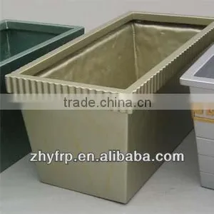 White FRP Flower Planter thumbnail-4