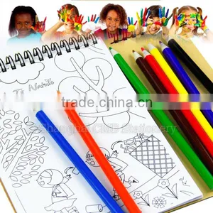 Eco Friendly Drawing Book Cover With Newspaper Pencil Art Coloring Stationery Set thumbnail-5