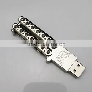 Newest Arrival Metal Butterfly Usb Flash Drive thumbnail-1