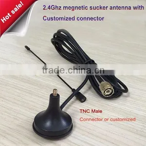Hot Sale!! 2.4G 7DBI Sucker Antenna Wifi Antenna With Magnet Base Extension Cable 1.5m SMA Male Connector thumbnail-4
