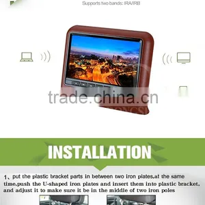 Universal 9 Inch Car Headrest Monitor With Dvd Palyer Function and Bult in USB ,SD Car Port thumbnail-5