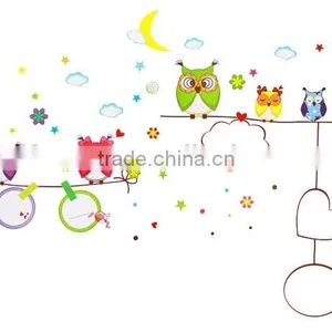 ALFOREVER Big Size Whiteboard Owl Tree Sticker,owl Tree Decals,owl Decals thumbnail-5